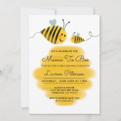 Mama to Bee Baby Shower Invitation | Bumble Bee (Front)