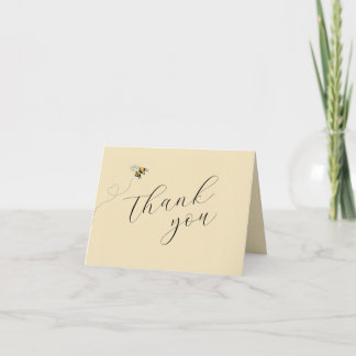 Mama to Bee Baby Shower Thank You Invitation