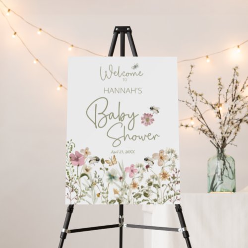 Mama to Bee Baby Shower Welcome Sign