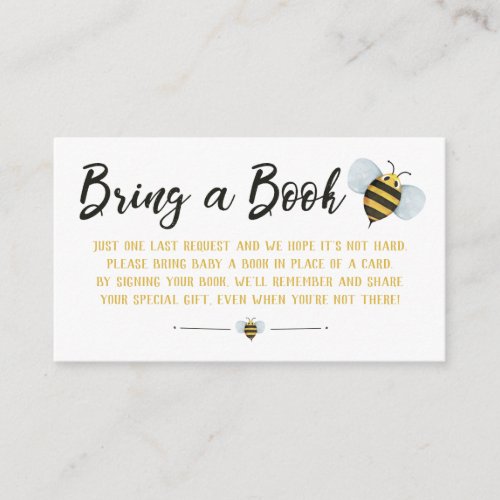 Mama to BEE Books For Baby Enclosure Card