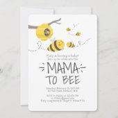 Mama to Bee Cute Honey Neutral Baby Shower Invitation (Front)