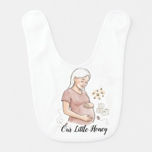 Mama To Bee Cute Pregnancy Announcement Baby Bib