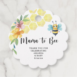 Mama to Bee Favor Tags