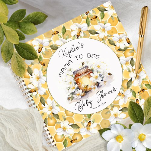 Mama to Bee Flowers Honey Baby Shower Guest Book