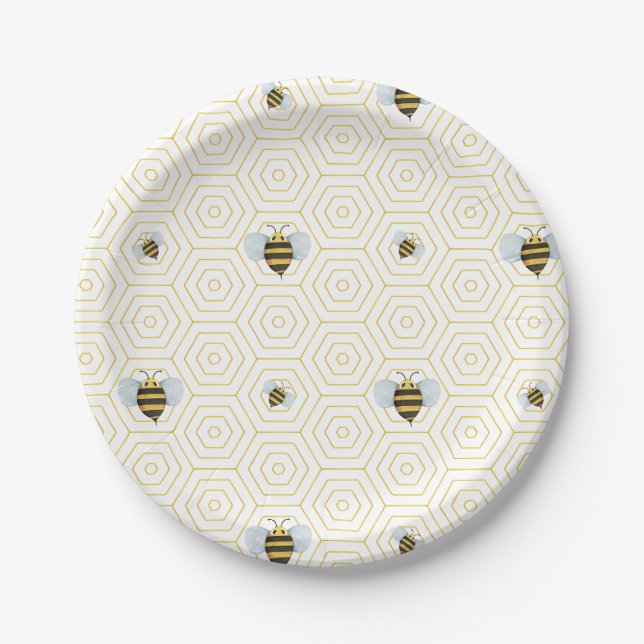Mama to BEE Paper Plates (Front)