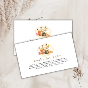 Mama To Bee Teddy Bear Books For Baby Shower Enclosure Card