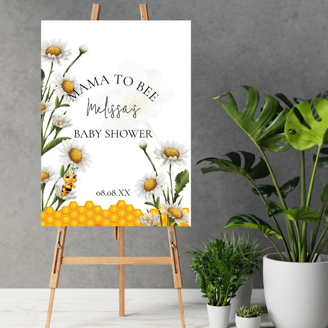 Mama To Bee Welcome Baby Shower Sign (Creator Uploaded)