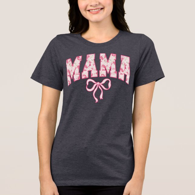 mama Tri-Blend shirt (Front)