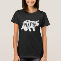 Mama Triceratops Dinosaur Funny Gift For Mother Da T-Shirt