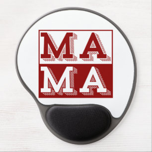 MAMA TYPOGRAPHY MOTHERS DAY GIFT GEL MOUSE PAD