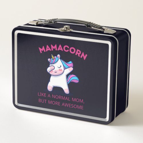 Mama Unicorn Fan Club     Metal Lunch Box