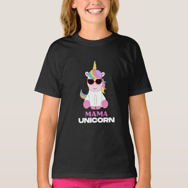 Mama Unicorn Magic Squad   T-Shirt (Front)