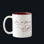 Mama Wants A Silent Night Christmas Holiday Mug<br><div class="desc">We are always adding new designs daily!</div>