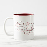 Mama Wants A Silent Night Christmas Holiday Mug<br><div class="desc">We are always adding new designs daily!</div>