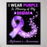 Mama wear purple in memory of mom alzheimer’s