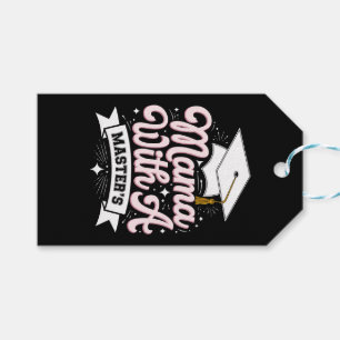 Mama With A Master’s Degree Graduation Mom Gift Tags