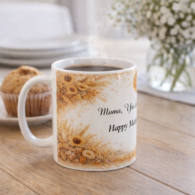 Mama You Are My Sunshine Sunflower Coffee Mug (Creator Uploaded)