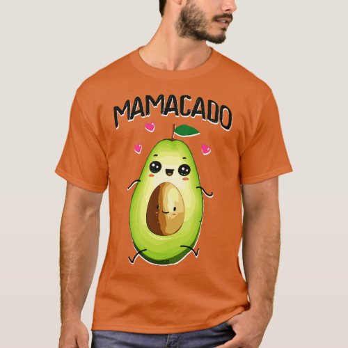Mamacado Avocado Mom Partnerlook Pregnant T_Shirt