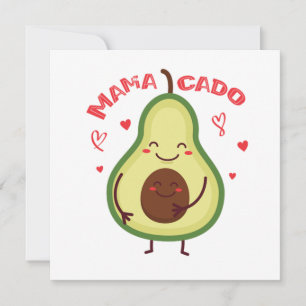 Mamacado Avocado Mutter Schwangerschaft Muttertag Invitation