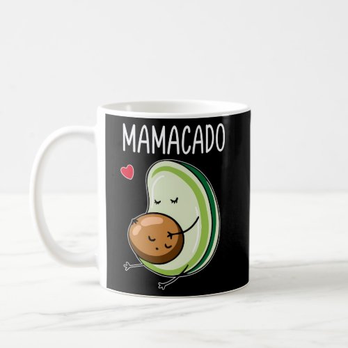 Mamacado Avocado Pajamas Pregnant Mom Pregnancy Coffee Mug