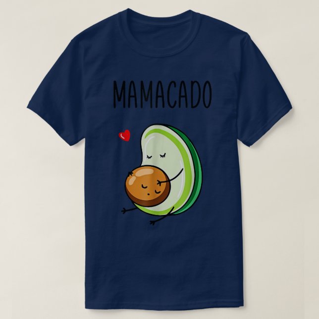 Mamacado Avocado Pregnant Mom Pregnancy Avo 703  T-Shirt (Design Front)