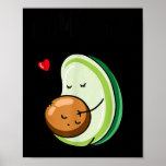 Mamacado Avocado Pregnant Mom Pregnancy Avo  Poster