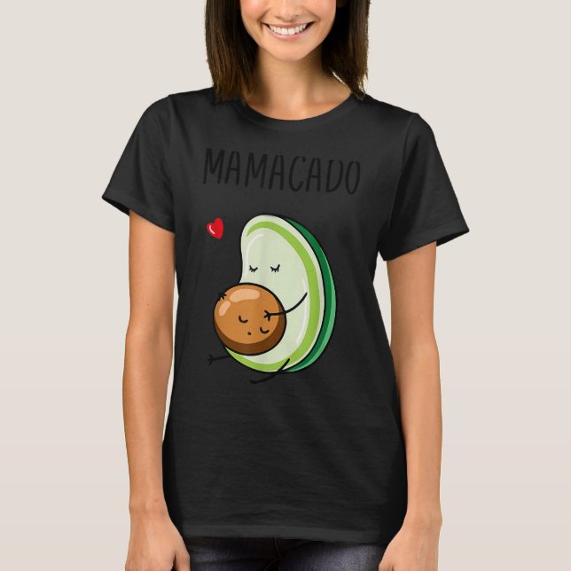 Mamacado Avocado Pregnant Mom Pregnancy Avo  T-Shirt (Front)