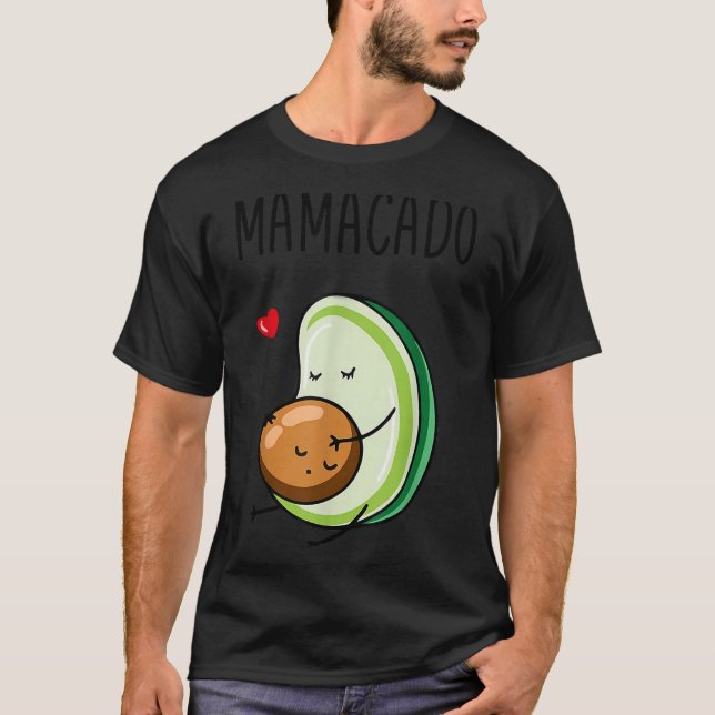 Mamacado Avocado Pregnant Mom Pregnancy Avo  T-Shirt (Front)