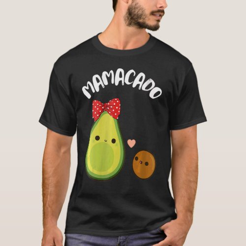 Mamacado Avocado Pregnant Mom Pregnancy Avo T_Shirt