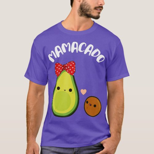 Mamacado  Cute Avocado Pregnant Mom Gift  T_Shirt