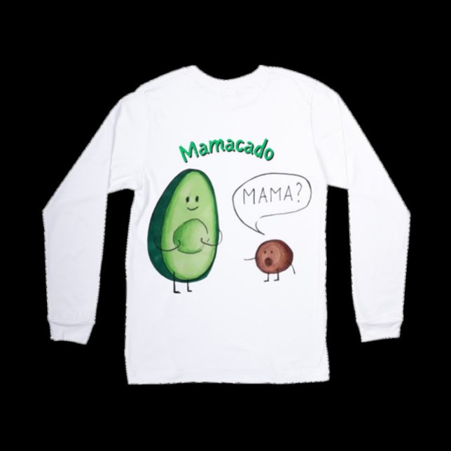 Mamacado Funny Avocado Mom Design – Cute Pun Gift  T-Shirt (Creator Uploaded)