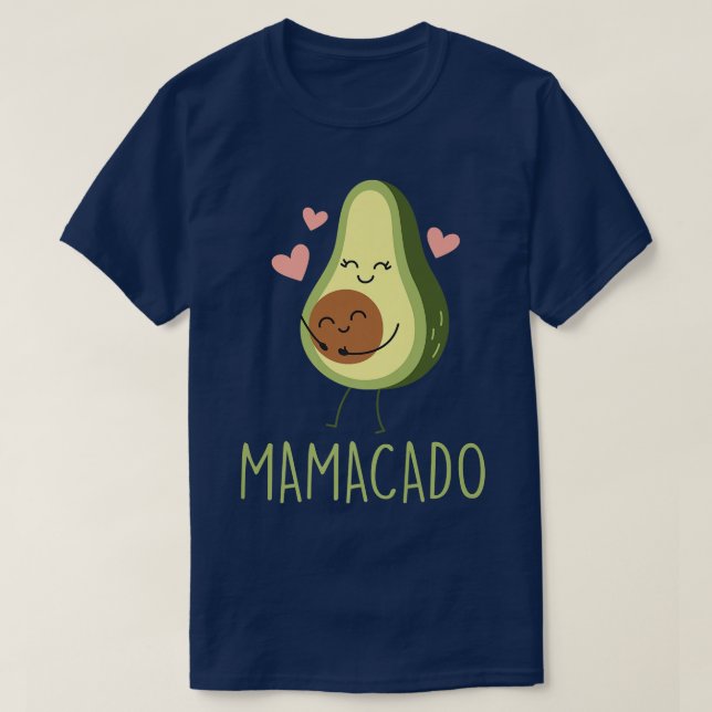 Mamacado Funny Avocado Mom Gifts for Pregnancy Ann T-Shirt (Design Front)