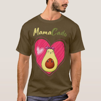 Mamacado Funny Cute Avocado Pregnant Mom Pregnancy T-Shirt