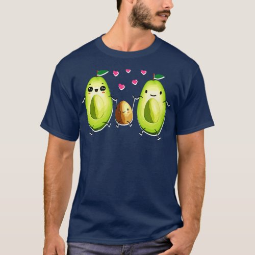 Mamacado Papacado Avocado Partnerlook Pregnant T_Shirt