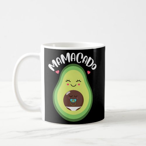 Mamacado Pregnant Avocado Pregnancy Announcement Coffee Mug