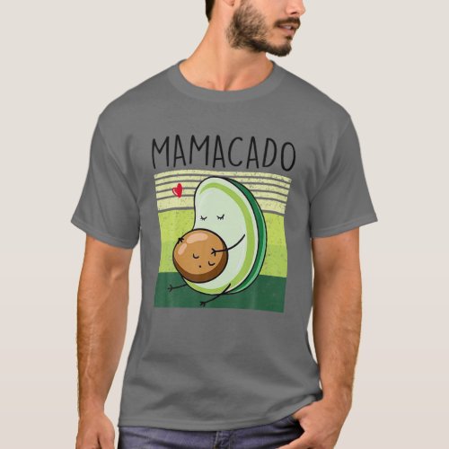 Mamacado Pregnant Avocado Pregnancy Announcement M T_Shirt