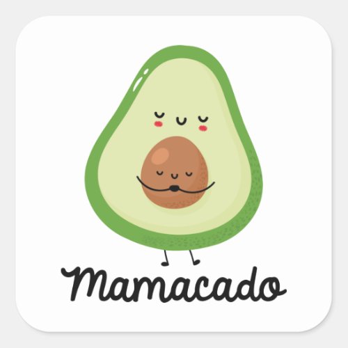 Mamacado Square Sticker