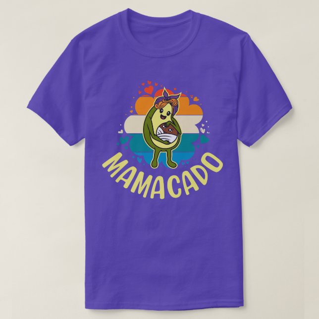 Mamacado, Womens Avocado For Girls, Cute Mom, Baby T-Shirt (Design Front)