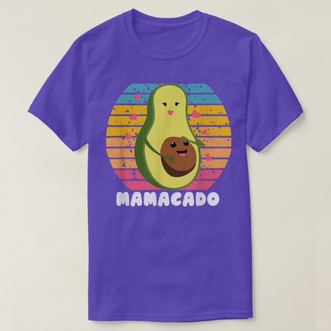 Mamacado, Womens Avocado For Girls, Cute Mom, Baby T-Shirt (Design Front)