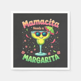 Mamacita Needs a Margarita  Cinco De Mayo Party Napkins
