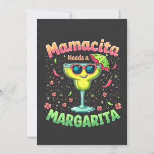 Mamacita Needs a Margarita Cinco De Mayo Party Thank You Card