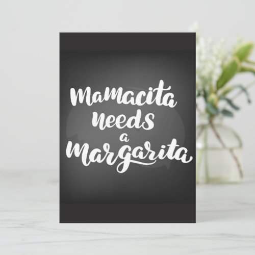 Mamacita Needs A Margarita Invitation