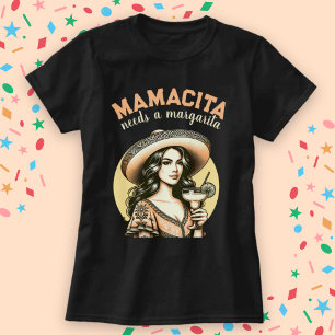 Mamacita Needs A Margarita Vintage T-Shirt