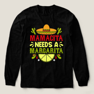 mamacita-needs-margarita-cinco-de-mayo-typography- Tri-Blend shirt