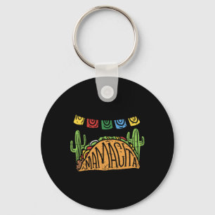 Mamacita Taco Cinco De Mayo Mothers Day Mom Funny Keychain