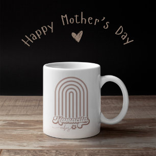 Mamacita vibes boho rainbow mothers day coffee mug