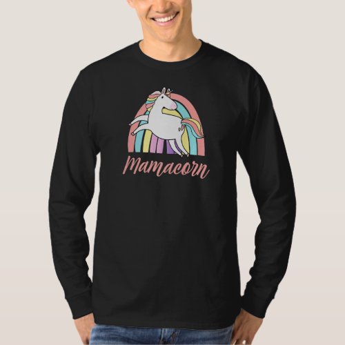 Mamacorn Unicorn Magical Mothers Day Cute Mom Birt T_Shirt