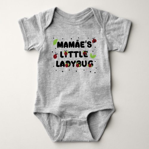 Mames Little Ladybug _ Cute  Baby Bodysuit