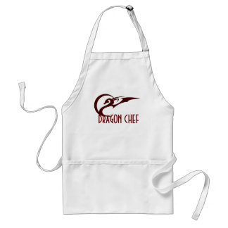 mamajuana red logo copy, DRAGON CHEF Adult Apron