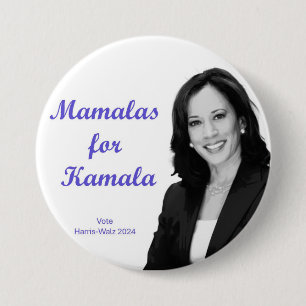 Mamalas for Kamala Button